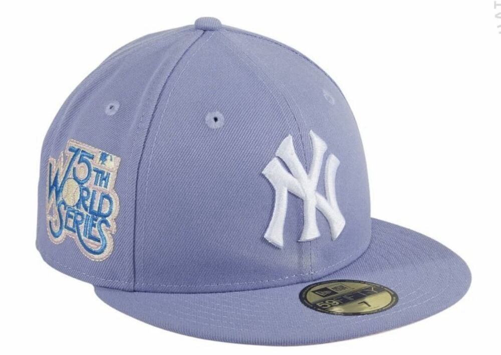 Hat Club New Era 59Fifty Tulip Sugar Shack New York Yankees 1978 LAVENDER 7 1/4